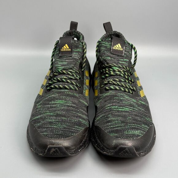 Adidas Ultra Boost DNA Mid X PE Von Miller Mens 11 Green Black Athletic Sneakers - Picture 2 of 10